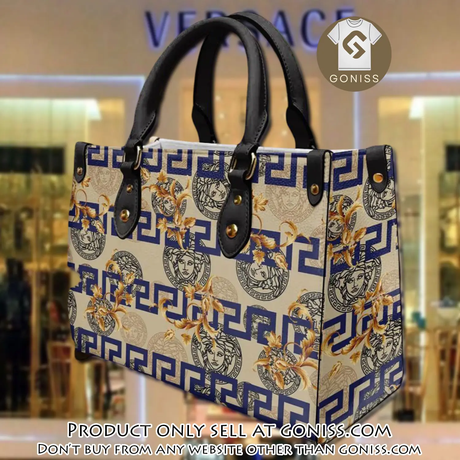 Versace women luxury leather handbag 3d lhb1025 gn0830767